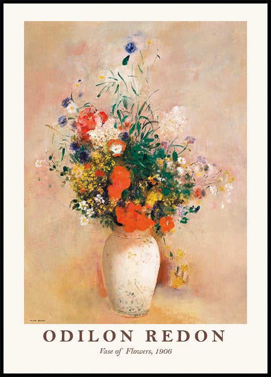 Odilon Redon, Vase of Flowers Poster