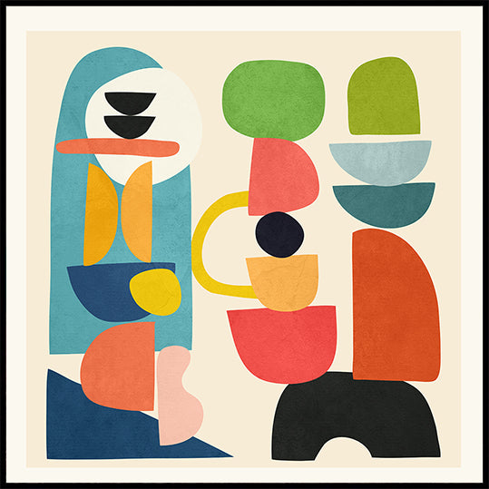 Minimal Abstract Geometry 2 Poster