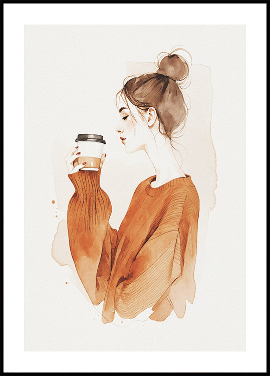 Coffee On the Go Poster