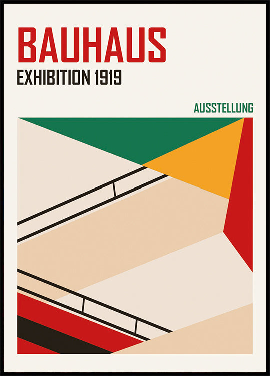 Bauhaus Staircase Poster