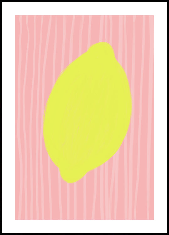 Lemon Glow Poster