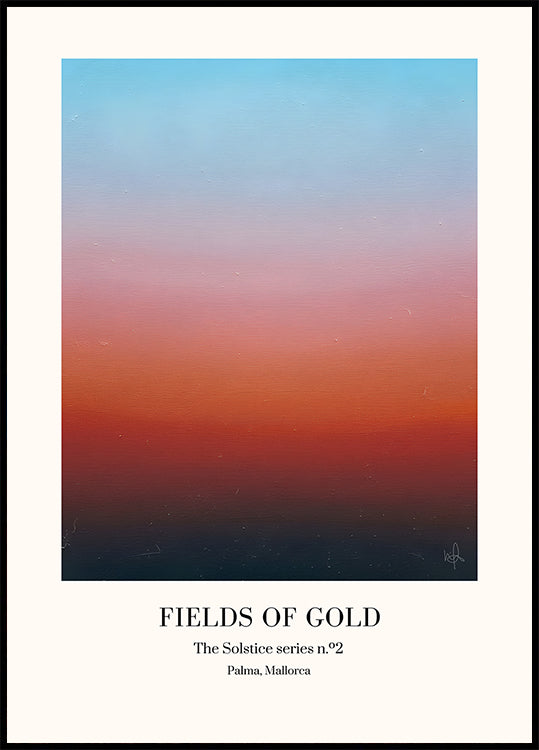 Fields of Gold -  The Solstice Series Nr. 2 Poster
