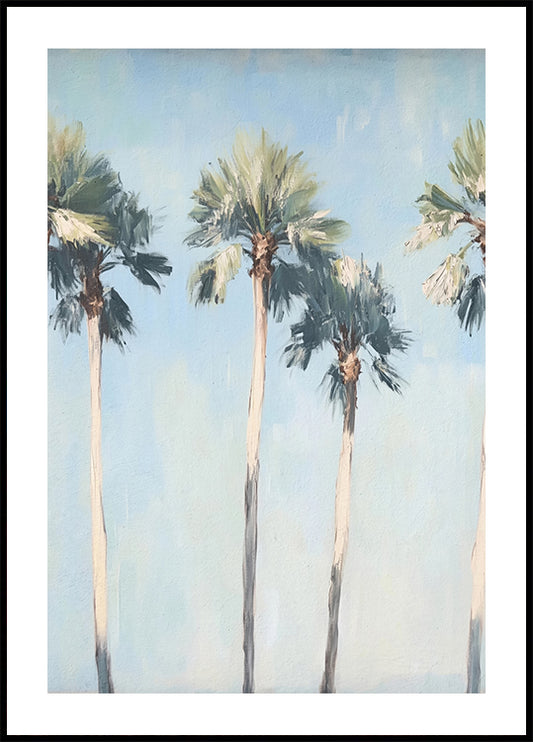 Coastal Palms Poster