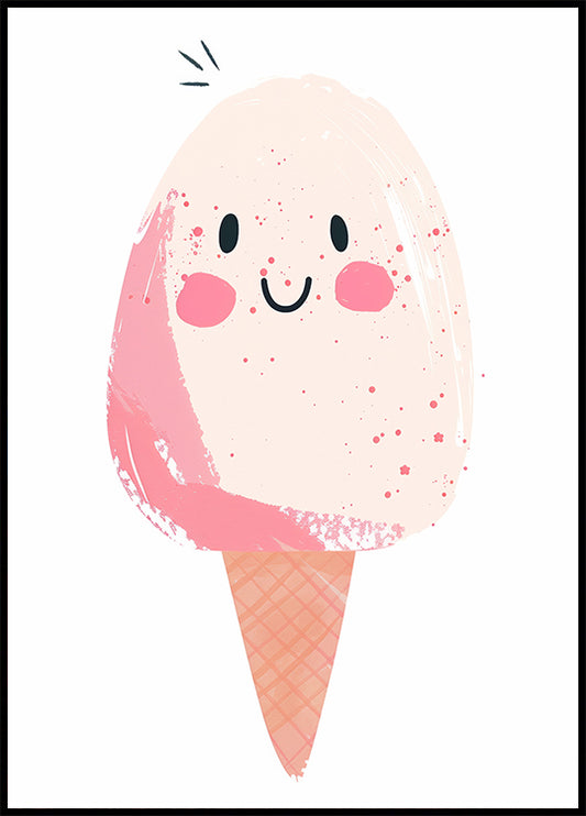 Happy Ice Cream Poster