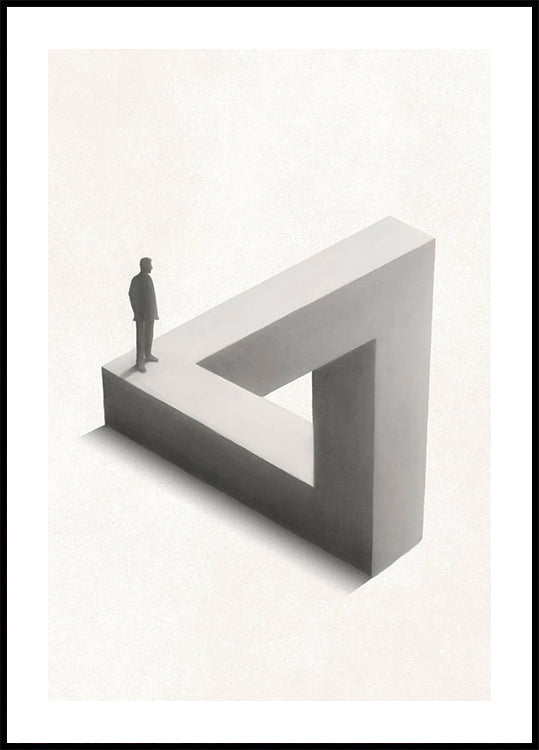 The Illusion of Progress, Penrose Triangle Poster