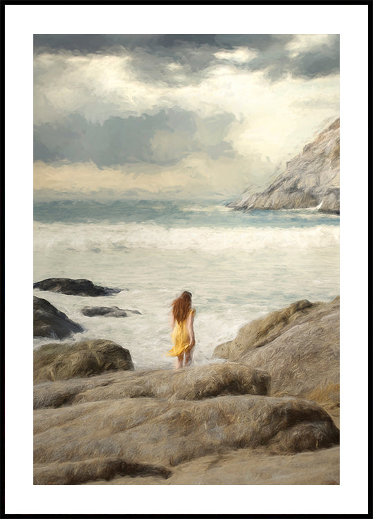 An ode to the Sunday walk Poster