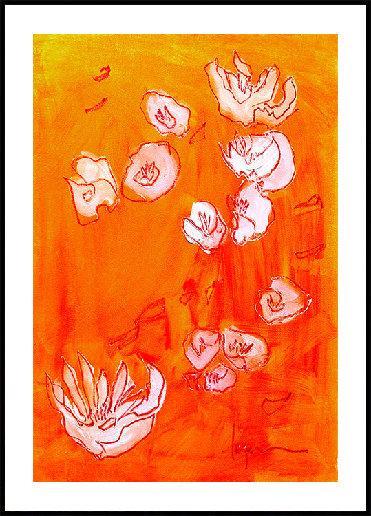 Dreamgarden6 Ochre Poster