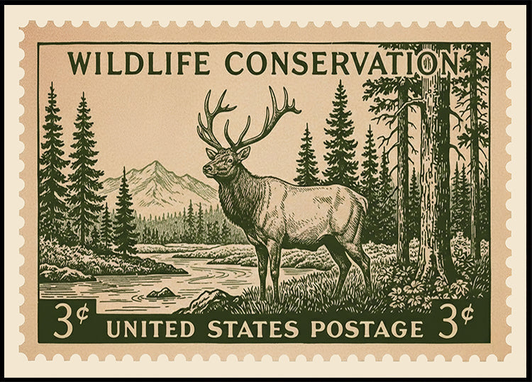 Wildlife Conservation Stamp Poster