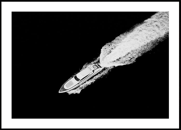 Luxury Yacht Poster