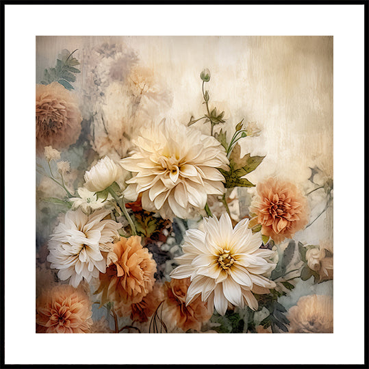 Fa Vintage Floral 44 Poster
