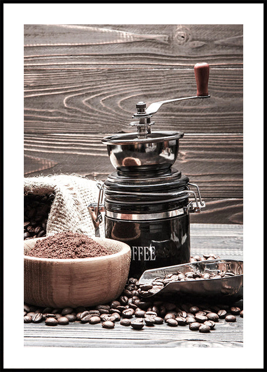 Coffee Mill Poster
