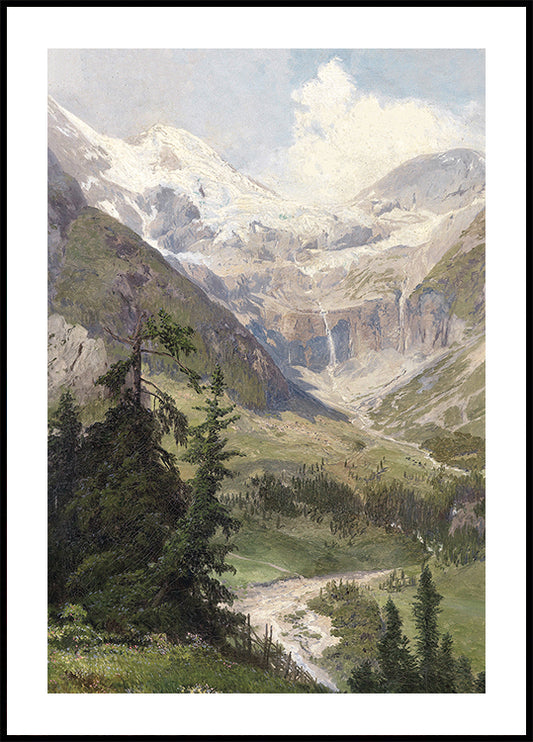 Summer in the Mountains by Konrad Petrides Poster