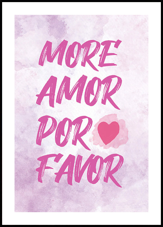 More Amor Por Favor Poster
