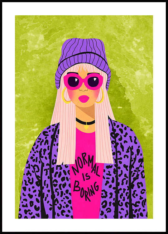 Normal is boring Poster