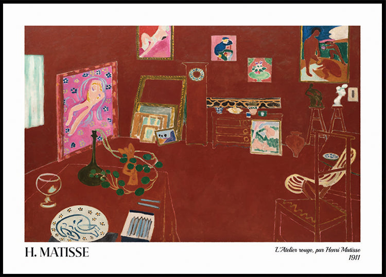 Henri Matisse - L_Atelier rouge Poster