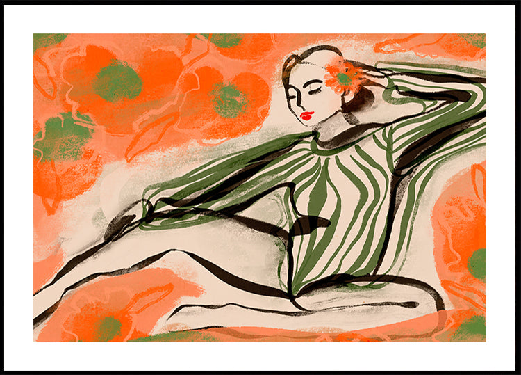 Floral Serenity Poster