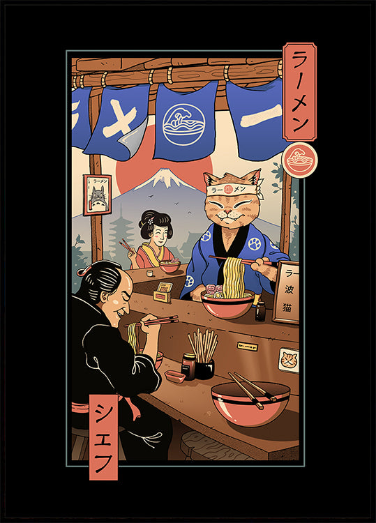 Ramen Meowster Poster