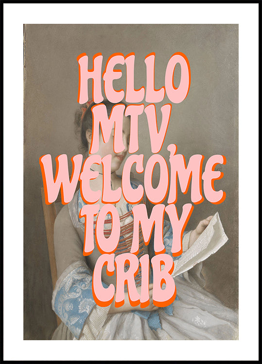 MTV Meets Classic Canvas Poster