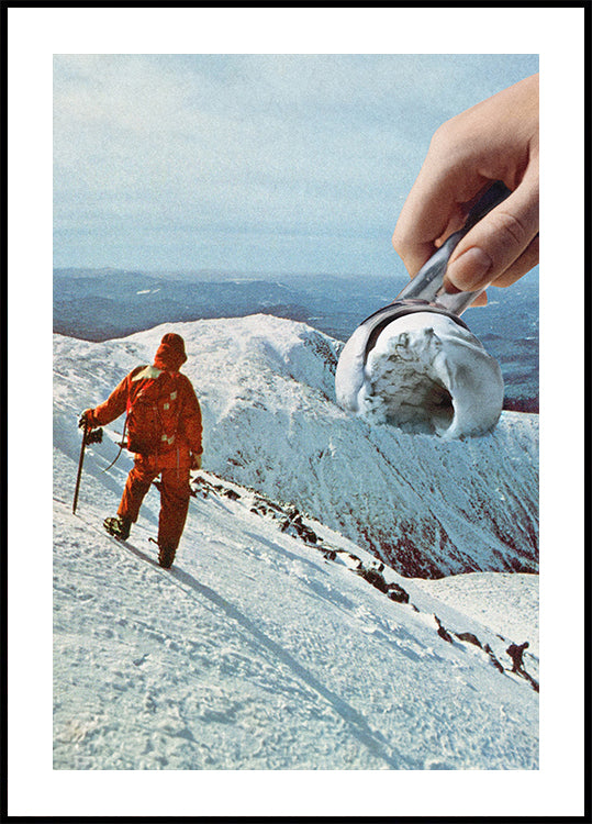 Ice Cream Mountain - Cookies &amp; Cream Poster