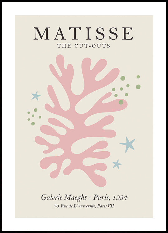 Matisse The Cut-Outs Paris Poster