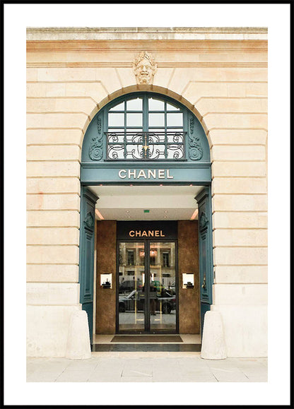 Chanel Boutique Paris Poster