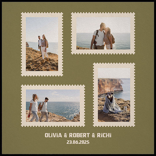 Personal Travel Postmark Poster