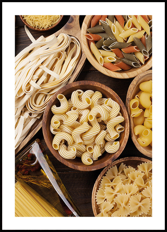 Types of Pasta Collection Poster