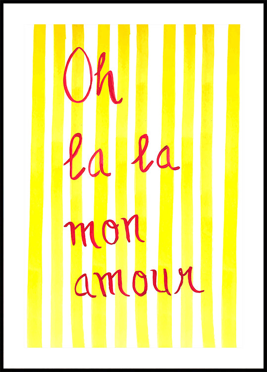Oh Lala Mon Amour Poster