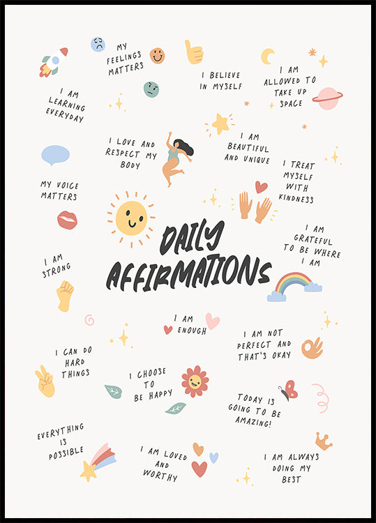 Daily Affirmations No2 Poster