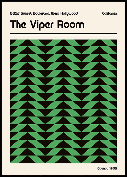 Viper Room Retro Poster