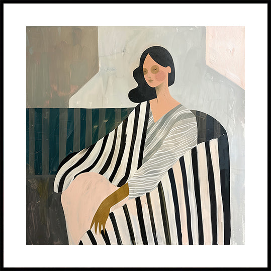 Woman In Recline Poster