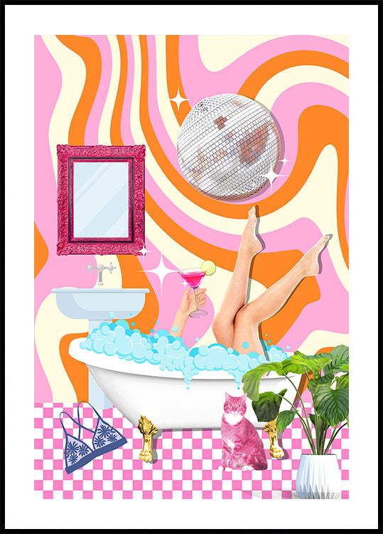 Groovy Bathtub Bliss