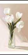 Elegant White Blooms Poster