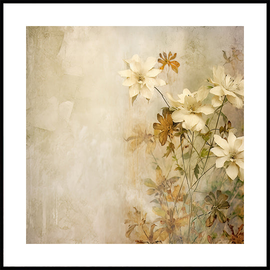 Fa Vintage Floral 48 Poster