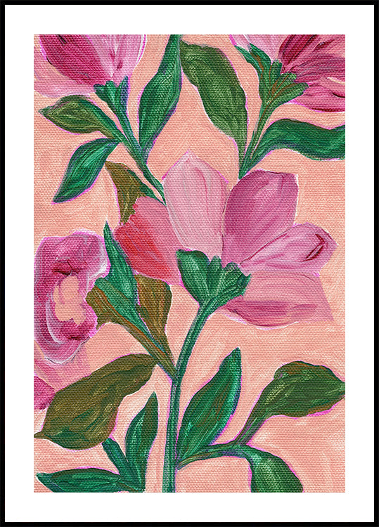 Pink Blossoms Poster