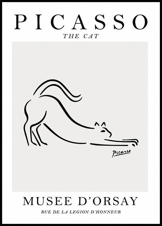 The Cat Picasso Poster