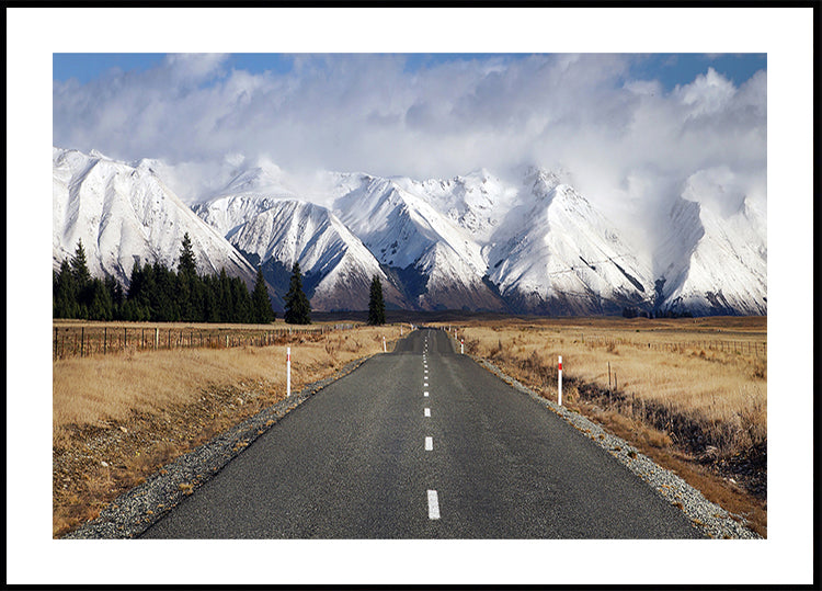 Lake Ohau Road Poster