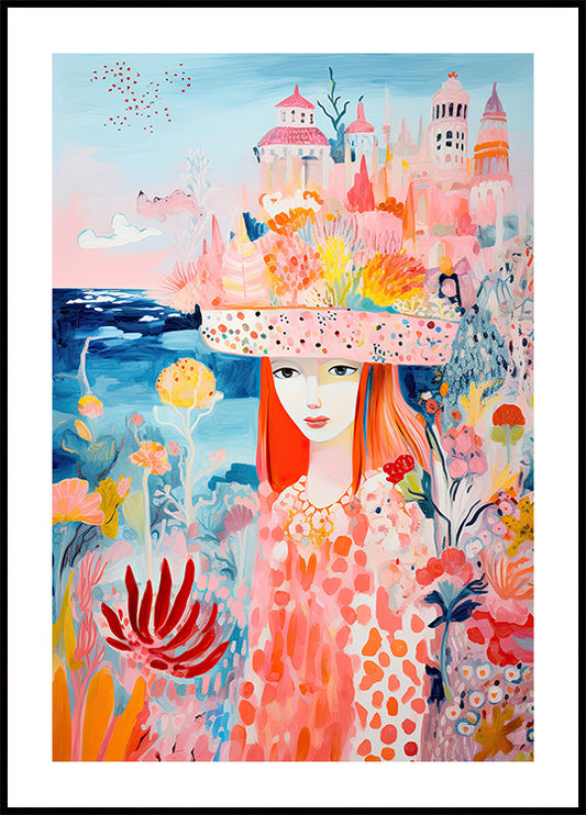 Dream Garden Girl Poster