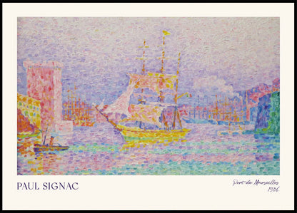Port De Marseilles, Paul Signac Poster