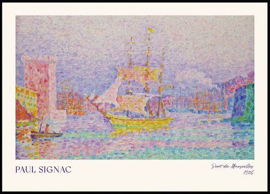 Port De Marseilles, Paul Signac Poster