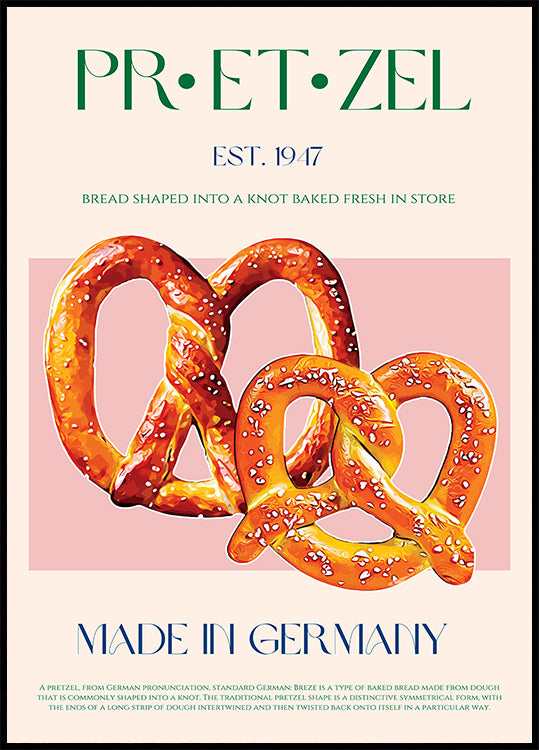 Pretzel Delight Poster