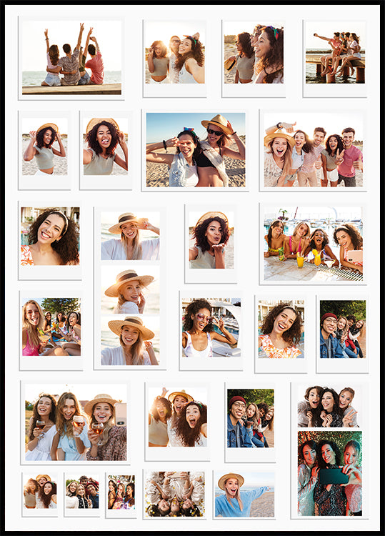 Custom Polaroid Memory Poster