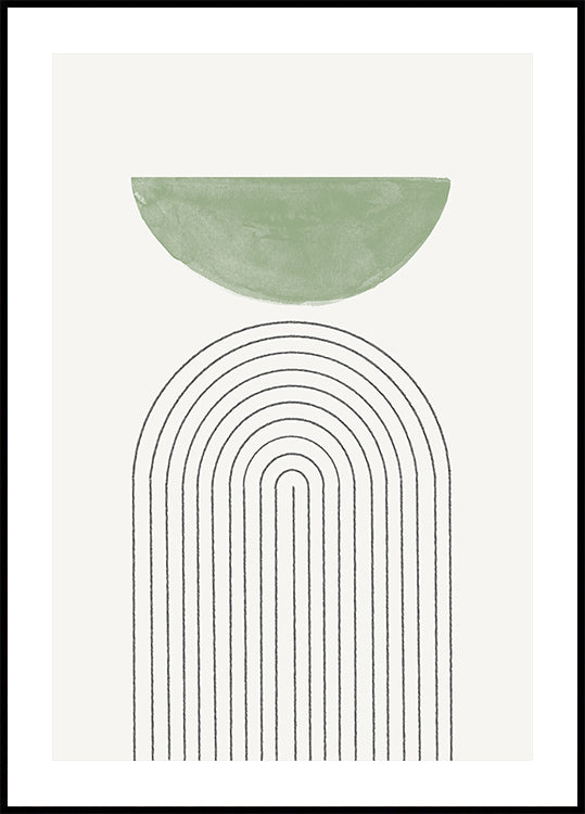 Curved Harmony Poster