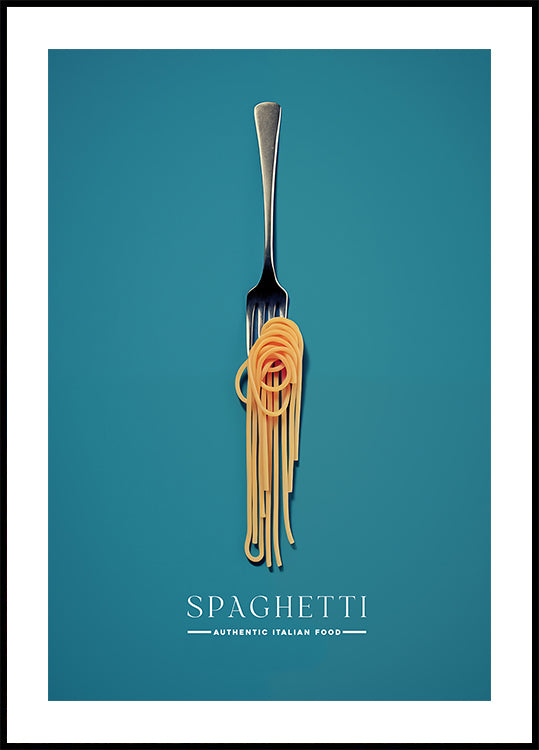 A Fork Wrapped In Spaghetti Poster