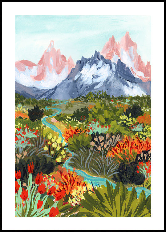 Autumn Mountains Poster