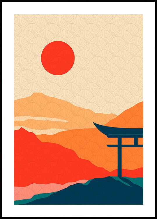Sunset Delight Poster