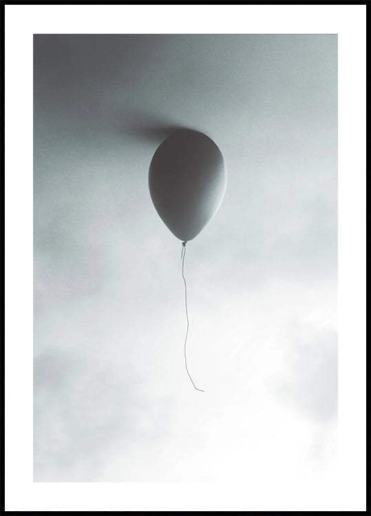 Balloon in Sky Ceiling Poster