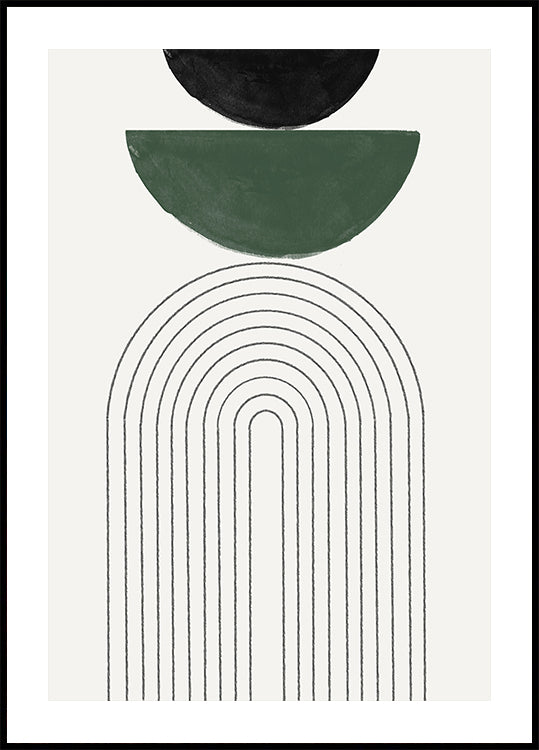 Arched Geometry Poster