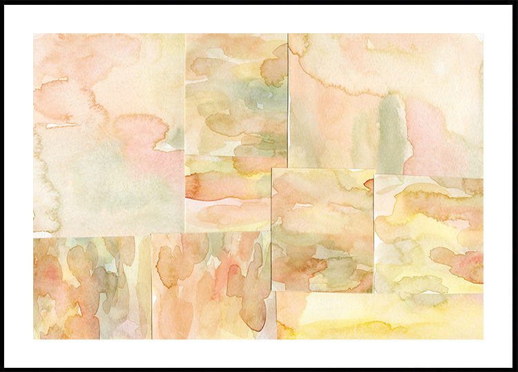 Abstract Composition 4 horizontal Poster