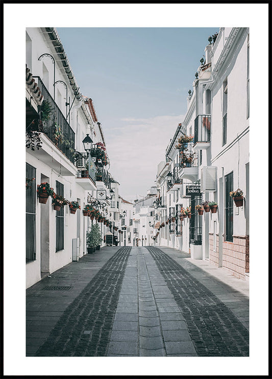 Charming Streets of Mijas Poster